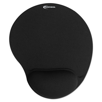 Innovera® Mouse Pad W-gel Wrist Pad, Nonskid Base, 10-3-8 X 8-7-8, Blue freeshipping - TVN Wholesale